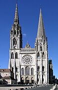 Westfassade Chartres