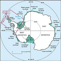 Archivo:Wordie Ice Shelf location - Antarctica