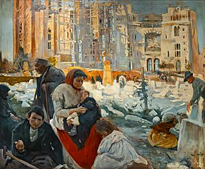 Archivo:(Barcelona) The Beggars Cathedral by Joaquim Mir - Museu Nacional d'Art de Catalunya