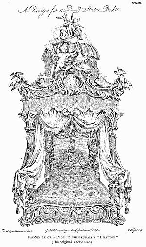 Archivo:A Design for a State Bed From Chippendale's Director