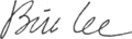 Bill Lee (Signature)