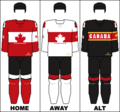 Canada national hockey team jerseys - 2014 Winter Olympics