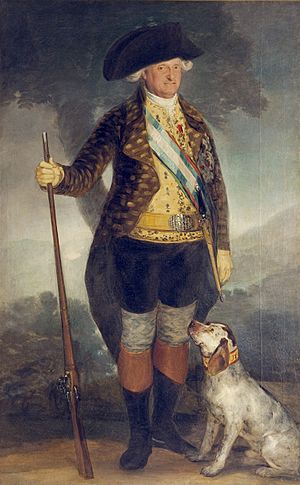 Archivo:Carlos IV vestido de cazador