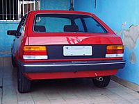 Chevrolet Chevette Hatchback rear in red