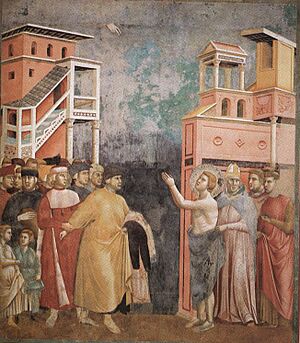 Archivo:Giotto - Legend of St Francis - -05- - Renunciation of Wordly Goods