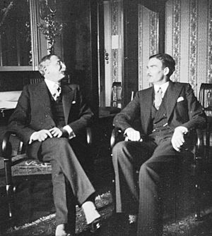 Archivo:Léon Blum, Anthony Eden, 1936