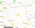 Map commune FR insee code 11269