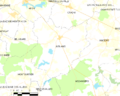 Map commune FR insee code 53122