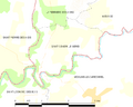 Map commune FR insee code 61372