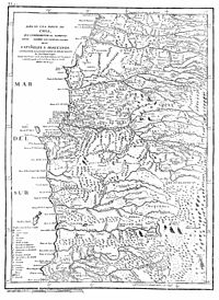 Archivo:Mapa Chile Españoles y Araucanos