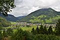 Mellau Ortsbild vom Bödelesegg