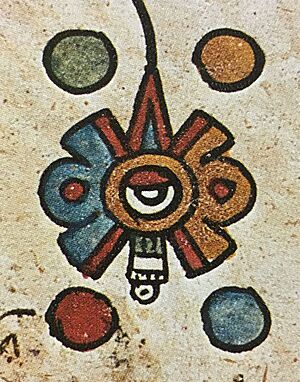 Archivo:Nahui Ollin Codex Borbonicus hieroglyph