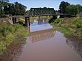 Puente ferroviario del FFCC. Sarmiento cruzando el Río Reconquista