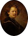 Rembrandt selfportrait Louvre 1744