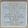 Remembrance Stone für Tomas Segui Segui Ramelli (Esporles)