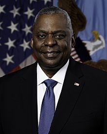 Secretary of Defense Lloyd Austin, official portrait, 2023.jpg