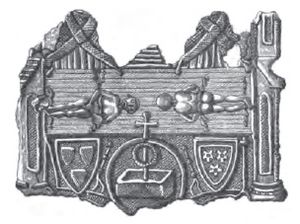 Archivo:Shroud of Lirey Pilgrim Badge