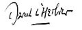 Signature de Marcel L'Herbier