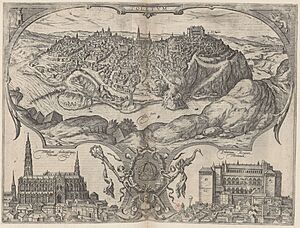 Archivo:Toletum - Depingebat Georgius Houfnaglius a(nn)o 1566 - btv1b53194460n (2 of 3)
