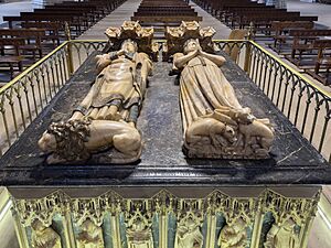 Archivo:Tomb of Charles III of Navarre and Eleanor of Castile 03
