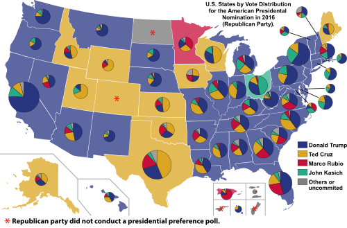 U.S. States by Vote Distribution, 2016 (Republican Party).svg