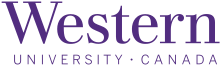Western ontario univ textlogo