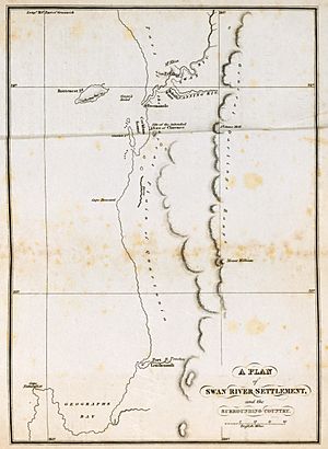 Archivo:A Plan of Swan River Settlement and Surrounding Country