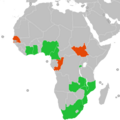 AfriMusic Song Contest 2019 map