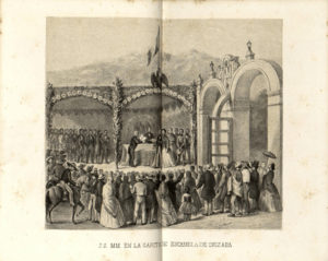 Archivo:Arco de recibimiento de Maximiliano de México en la ciudad de Orizaba