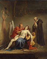 Auguste Couder The Death of Masaccio Hermitage State Museum, Sanct Peterburg