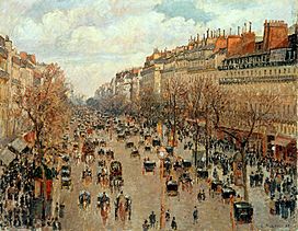 Archivo:Camille Pissarro - Boulevard Montmartre - Eremitage