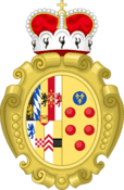 Coat of arms of Anna Maria Luisa de' Medici.png