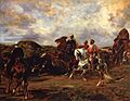Eugene Fromentin- La caravane (scène de la vie nomade des Larbâa Laghouat)