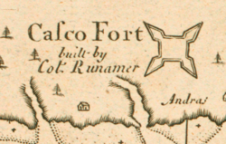 Archivo:Fort Casco, Brunswick, Maine by Cyprian Southack, 1720 map inset