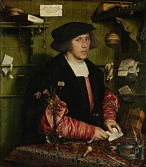 Archivo:Holbein, Hans - Georg Gisze, a German merchant in London
