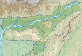 Isla Majuli ubicada en Assam