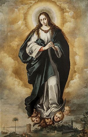Archivo:Inmaculada de San Vicente, Murillo, hacia 1640-1645