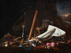 Archivo:Jan Davidsz. de Heem - Vanitas still life with books, fruit and a flute