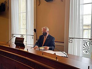 Archivo:Jerry Carl in Natural Resources Committee meeting - 2021-02-18