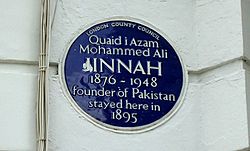 Archivo:Jinnah blue plaque
