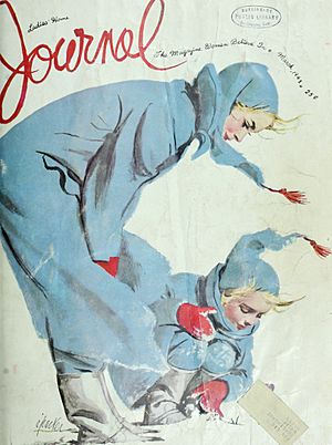 Ladies' Home Journal, March 1948 - Cover art by Al Parker.jpg
