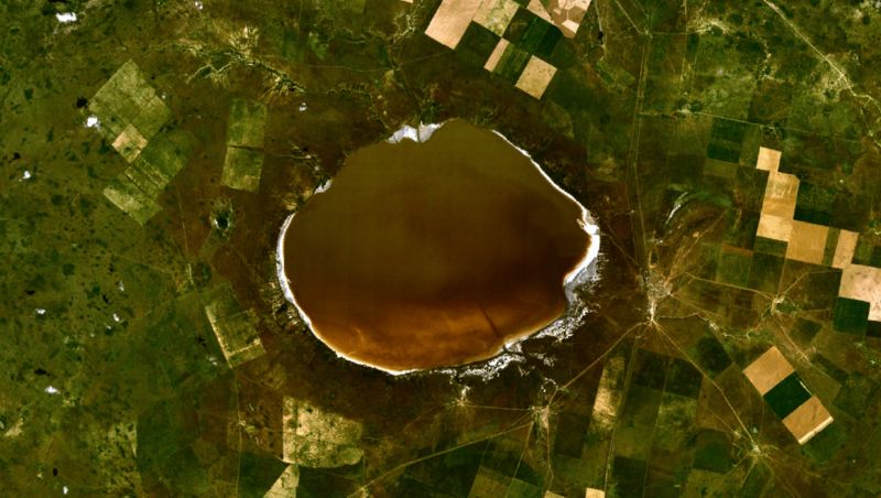 Lake Elton, Volgograd satellite photo