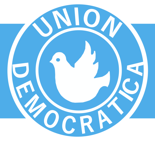 Logo partido unión democrática (1993-2018)
