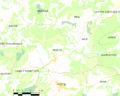 Map commune FR insee code 64029