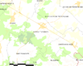 Map commune FR insee code 89134