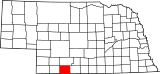 Map of Nebraska highlighting Red Willow County.svg