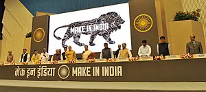 Archivo:Narendra Modi launches Make in India