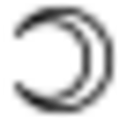 Ottoman crescent (fixed width)