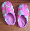 Pantuflas rosadas