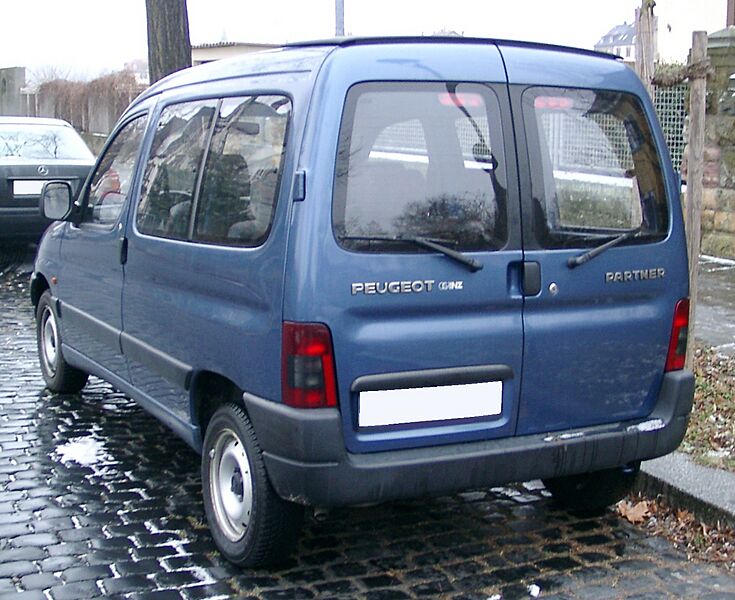 Peugeot Partner rear 20071227